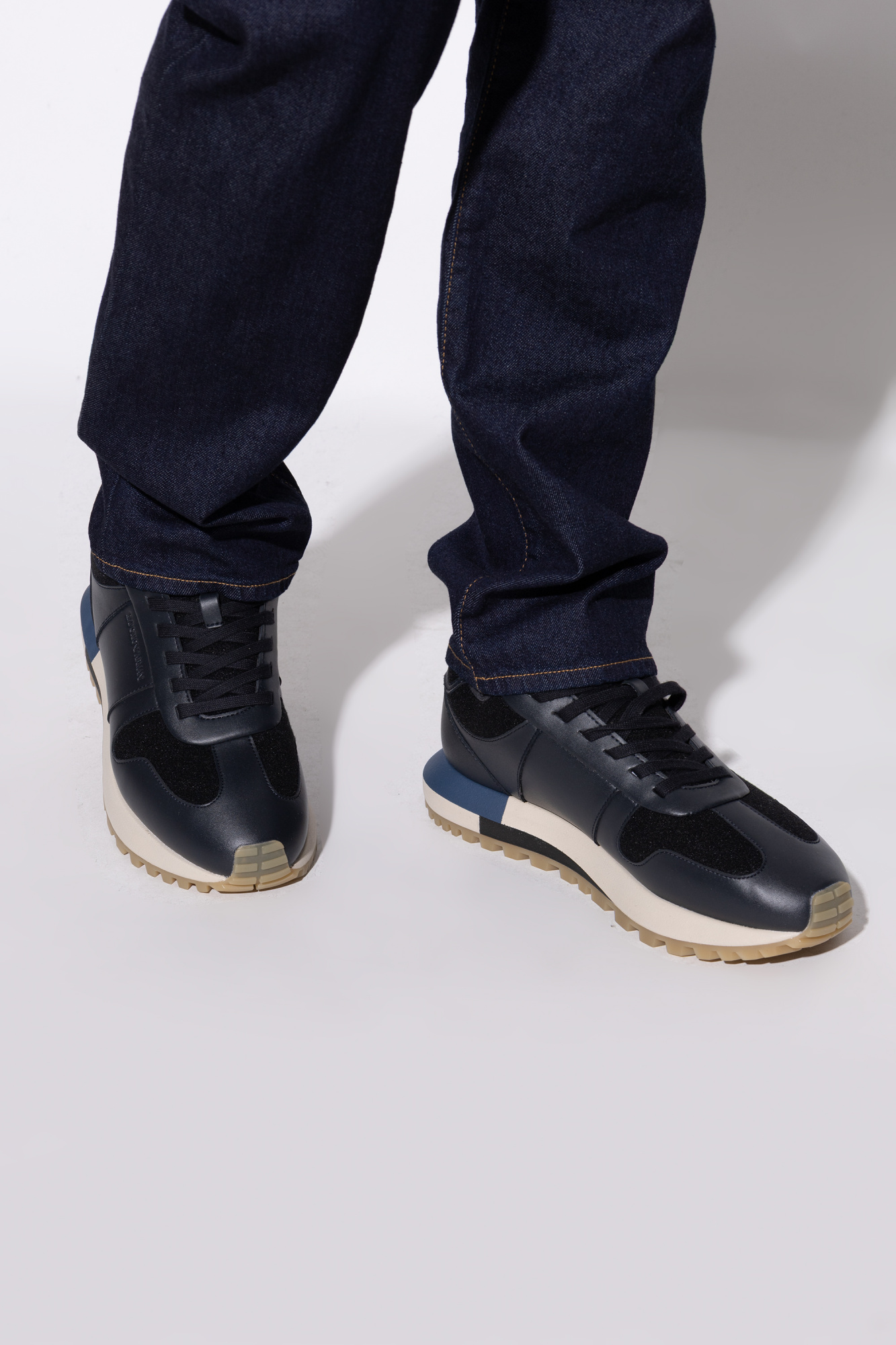 冬物処分セール中@ボムピース EMPORIO ARMANI ブラック エンポリオアルマーニ腕時計/メンズ/AR1457/ブラックダイアル